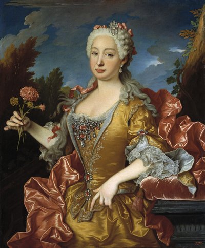 Retrato de Bárbara de Portugal (1711-1758) de Jean Ranc